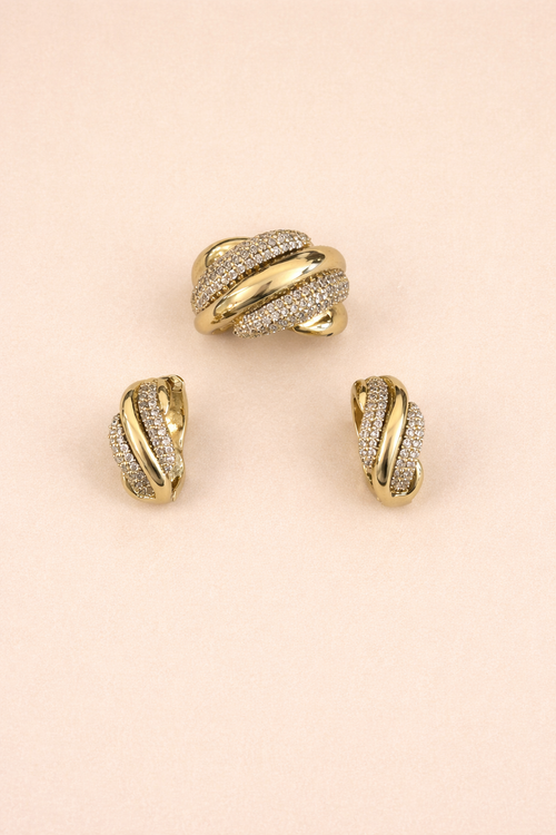 Camila Ring worn on hand - gold ring for women