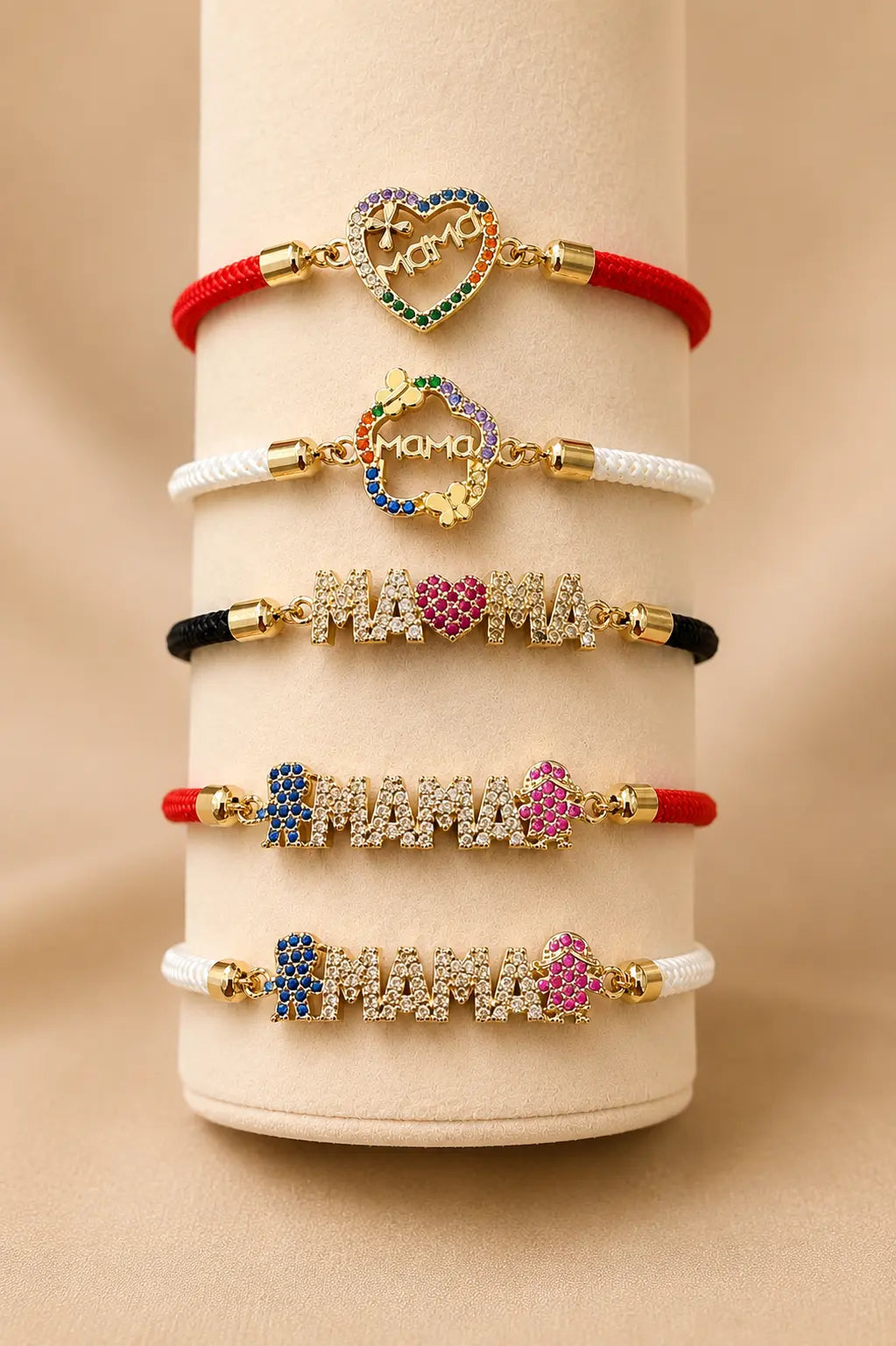 Andrea Charm Bracelet - personalized gold charm bracelet by AC Jewels