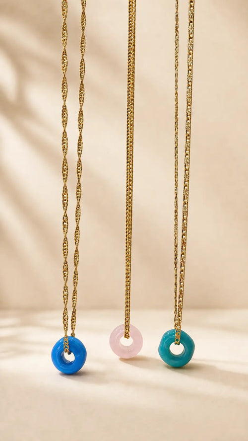 Ari Necklace - minimalist gold chain necklace by AC Jewels